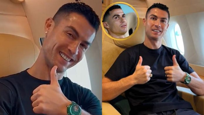 Cristiano Ronaldo's new watch $780,000 with a Saudi Arabian theme.